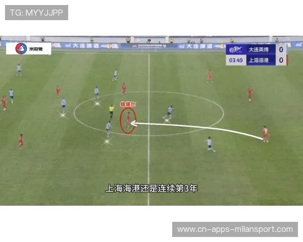 上海海港中场快速换位带来攻势